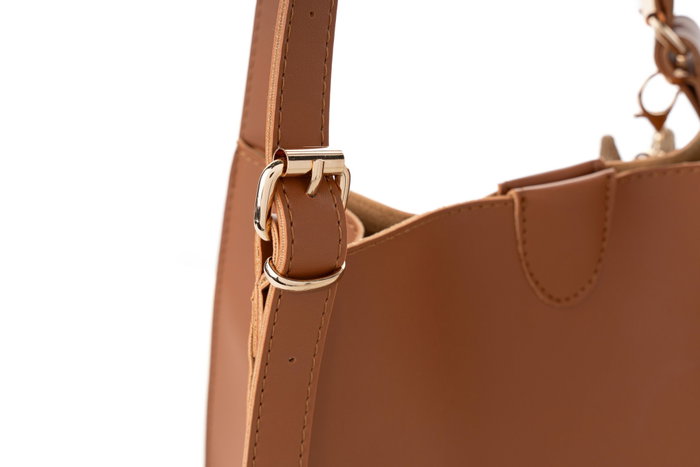 Lucky Bees Bolso Tote Tan